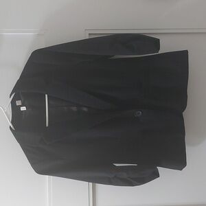 Frenchi black 3/4-sleeve blazer, S